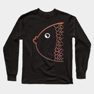 Colorful karp rainbow red Long Sleeve T-Shirt